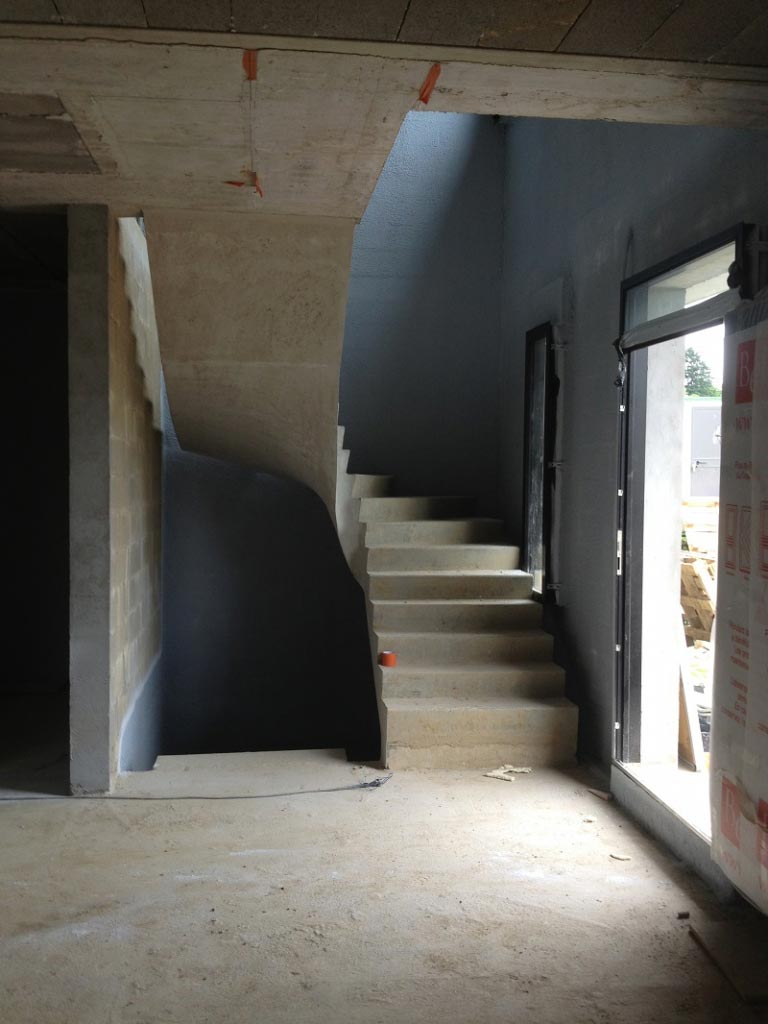 construction de maison neuve dans l'Ain, style contemporain